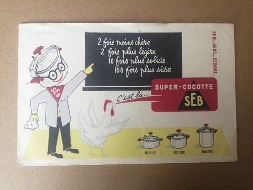 Ancien buvard publicitaire seb - ancien,