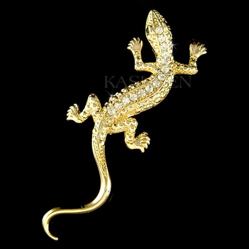 Reptile lézard avec cristal - reptile,