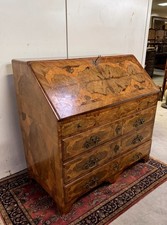 Bureau - commode ou commode scriban époque Louis XV en marquéterie