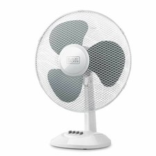 Ventilateur de Bureau Black & Decker ES9440030B Blanc Noir 40 W