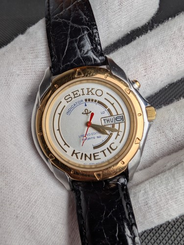 Seiko kinetic 5m45 0b89 - seiko, 5m45-0b89