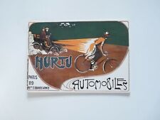 une carte postale Nos voitures