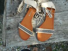 COLLECTOR  CHAUSSURES  WEIDE TYPE SANDALES DAIM INDIENNE T 38 TBE A 10€ ACH IMM 