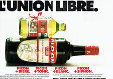 PUBLICITE ADVERTISING 1016  1978  Picon bière kronenbourg (2p) union libre