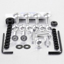 Kit visserie carenage en aluminium TZR125L 87 -93 Argent