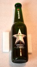 HEINEKEN glass bottle 140 years 2014 Bouteille verre Collector 33 cl pleine