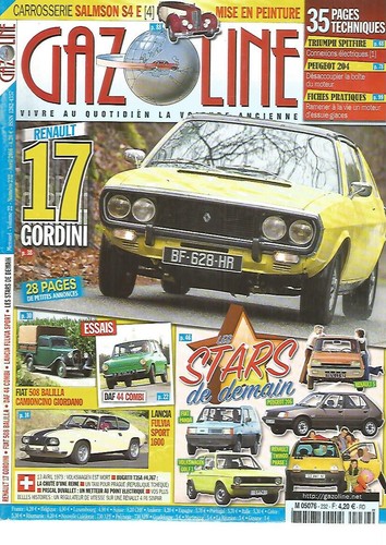 Gazoline 232 renault 17 - n°232,
