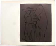 Pablo PICASSO LINOGRAVURE 1962