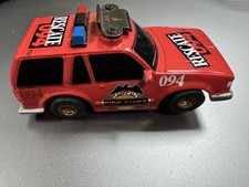 Nouvelle Aurora AFX Rouge Secours 094 Voiture Slot Vintage