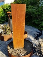 Paravent brise-vue en rouille noble sans motif brise-vue jardin clôture brise...