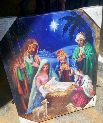 Nativity stretch canvas wall - nativity,