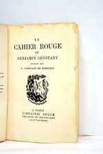 LIVRE ANCIEN BENJAMIN CONSTANT