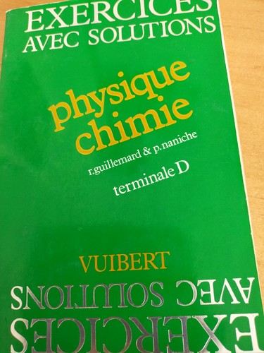 Physique chimie terminale - , d