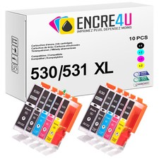 Lot de 10 cartouches d'encre