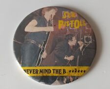 Original vintage Sex Pistols badge from the 80s. Punk Rock. 54 mm