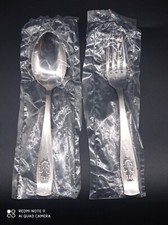 Couverts de naissance ou Batptême en métal argenté Gulden enfant , blisters,neuf