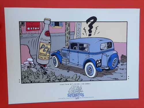Franquin serigraphie spirou - franquin,