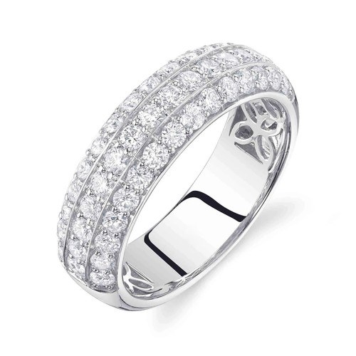 Hommes 14k blanc jonc - 14k, bague
