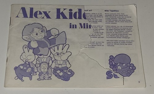 Notice alex kidd miracle - alex,
