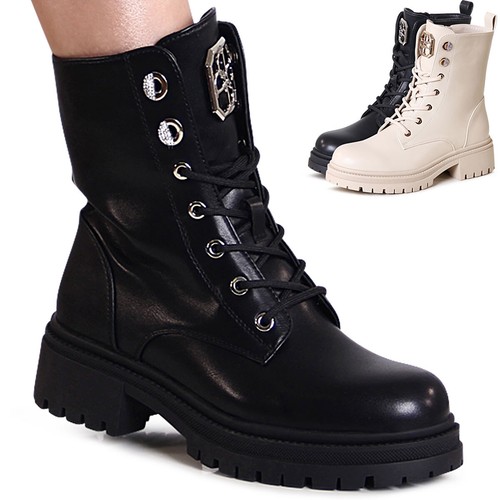 Bottes combat biker pour - bottes, de