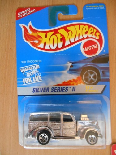 Hot wheels 40s woodie silver - wheels,