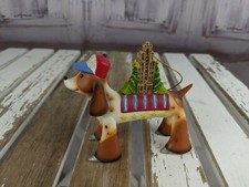 dog ornaments xmas tree