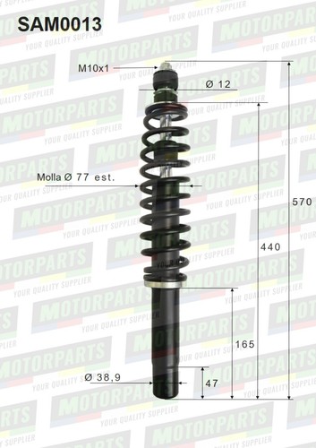 Paire amortisseurs suspensions - paire,