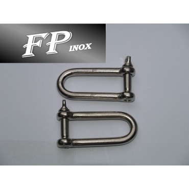 Manille longue 10mm - 10mm, (