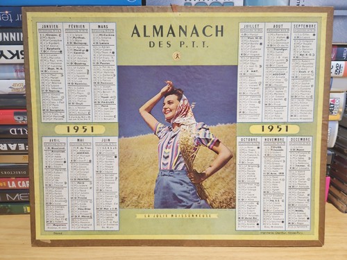 Almanach des postes - almanach,