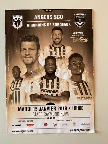 Programme angers sco - angers,