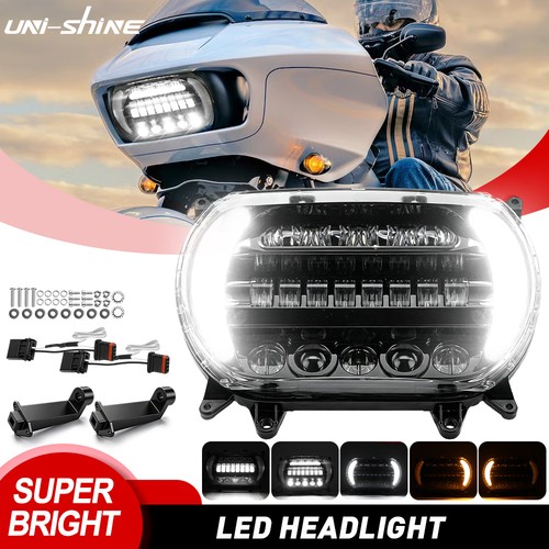 Phare led moto pour harley - led,