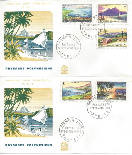 Polynesie enveloppes 1er - -,