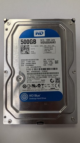 Disque dur sata 500gb - sata,