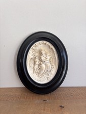 Cadre Médaillon Ovale Bois