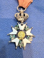 MILITARIA MEDAILLE  LEGION D HONNEUR PREMIER EMPIRE 4° TYPE MODIFIE RESTAURATION