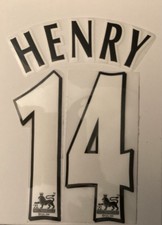 Flocage  #14 Henry Arsenal Domicile 2004 2005