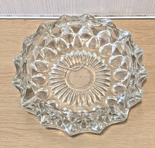 Coupelle vintage verre pressé