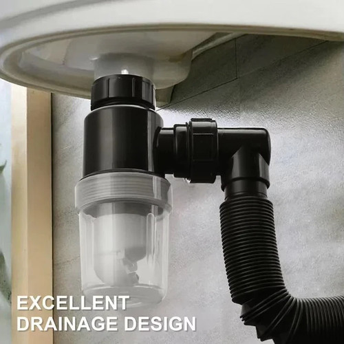Siphon flexible evacuation - flexible,