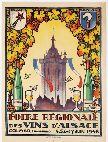 Colmar vin alsace 1948 - vin,