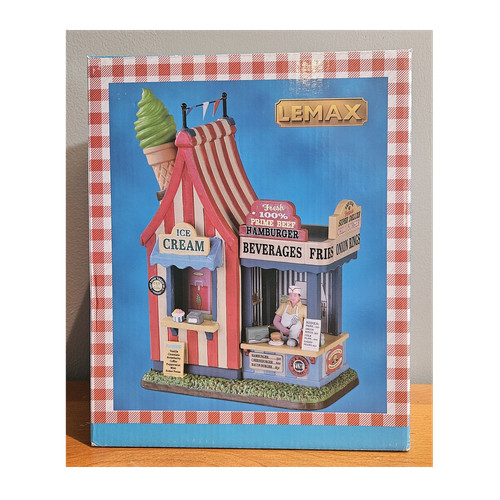 Lemax ice cream hamburger - ice,