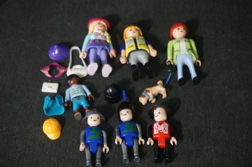 Playmobile set figures - playmobile, &