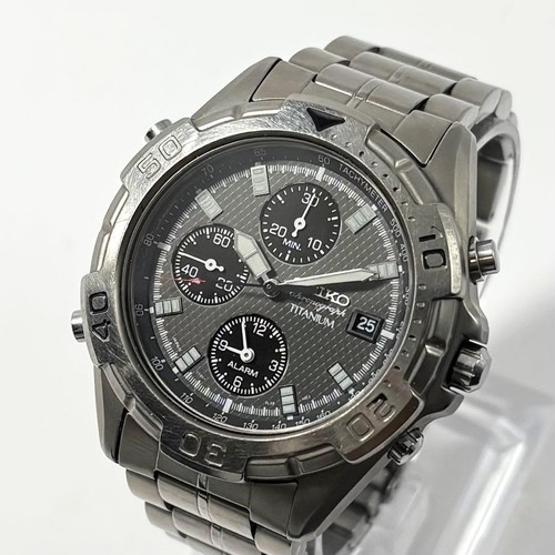Montre seiko 7t32 7h40 - 7h40, métal