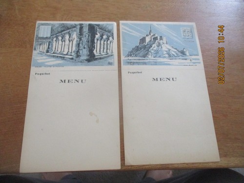 Lot menu compagnie fabre - de, 11