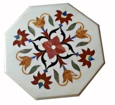 12 " Marbre Coin Table Top