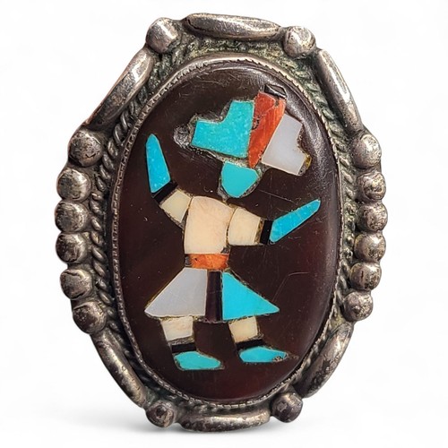 Vtg ring signed zuni - ring, navajo