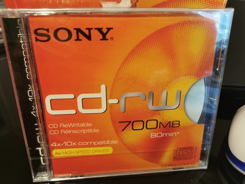 Sony 700mb 4x10 80 - cd-rw,