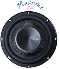 Steg SQ8-4 Subwoofer 4+4Ω 20 Cm Ultraplat Sub Woofer 600W Auto Camion Et Camper