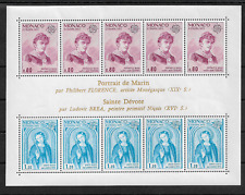 MONACO LE BLOC N°10  ANNEE 1975 NEUF ** LUXE  TOP AFFAIRE !!!!!!!!!!!!!!!