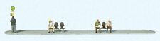 Attente At The Bus / Tram Stop (4) Exclusivité Ho / Oo Figurine Set Preiser