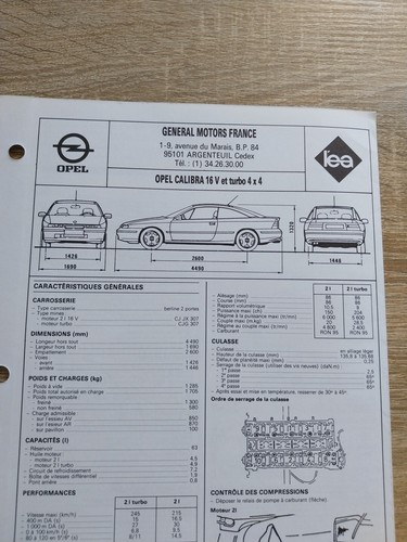 Opel calibra 16v 0 - 2.0, turbo